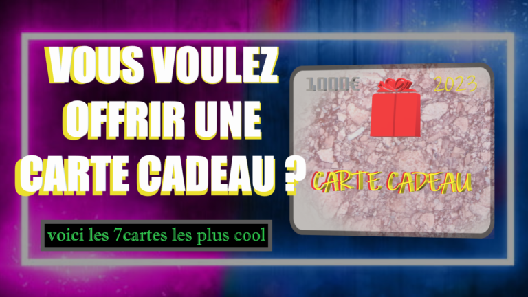 Le Guide Complet sur les Meilleures Cartes Cadeau Pour Noël 2023